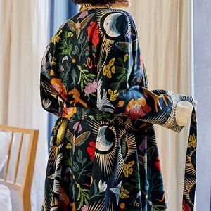 Rosa de Weerd for Anthropologie Flannel Robe M/L
